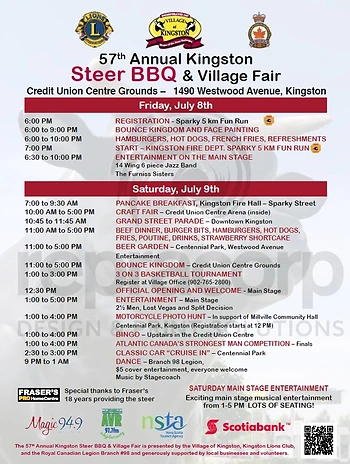 Poster for Steer BBQ & Village Fair