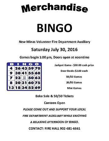 Poster for Merchandise Bingo