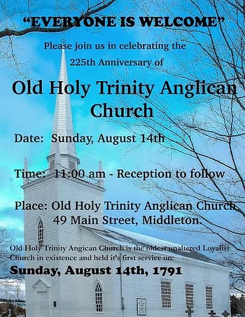 Poster for 225th Anniversary Event