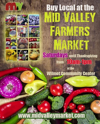 Poster for Mid Valley Farmer's Market