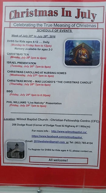 Poster for BBQ - Christmas In July