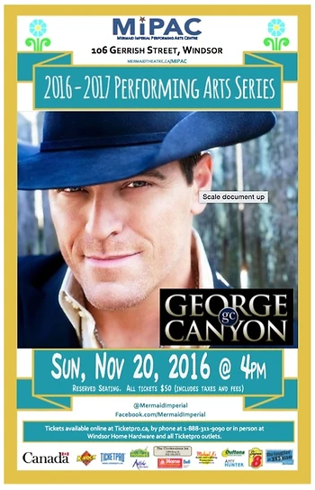 Poster for George Canyon