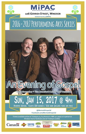 Poster for An Evening of Gospel