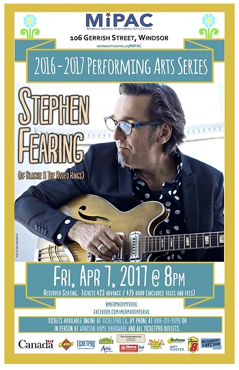 Poster for Stephen Fearing