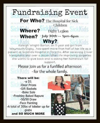 Poster for Hospital for Sick Children Fundraiser