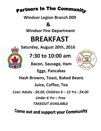 Poster for Community Breakfast