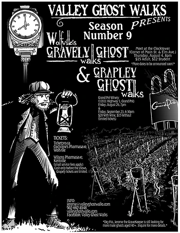 Poster for A Grapely Ghost Walk