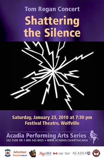 Poster for STS: Tom Regan Concert