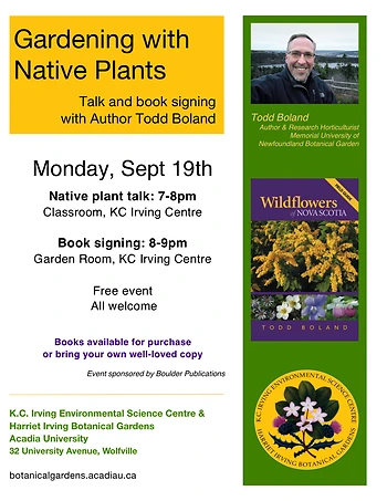 Poster for Gardening with Native Plants