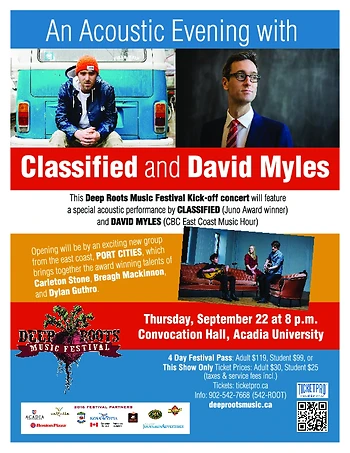 Poster for Deep Roots Kick-off Concert