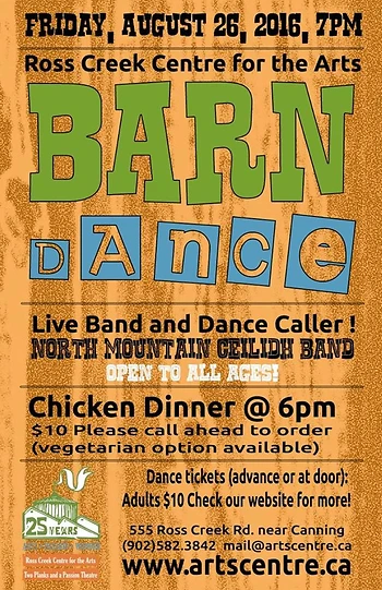 Poster for Supper & Barn Dance