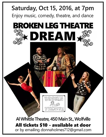 Poster for Broken Leg Theatre - Dream