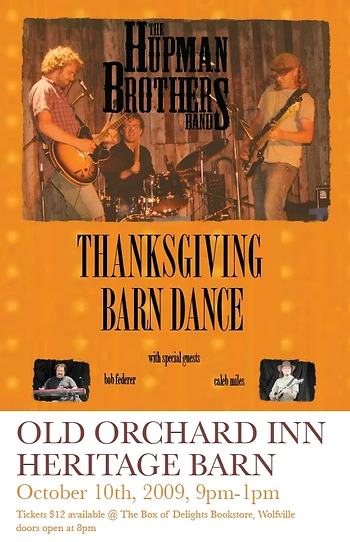 Poster for Hupman Brothers Thanksgiving Dance