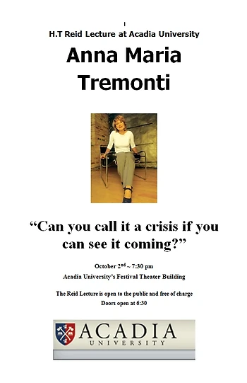 Poster for Anna Maria Tremonti