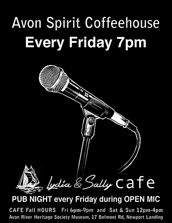 Poster for Avon Spirit Coffeehouse