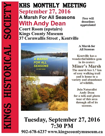 Poster for Miners Marsh Through the Seasons