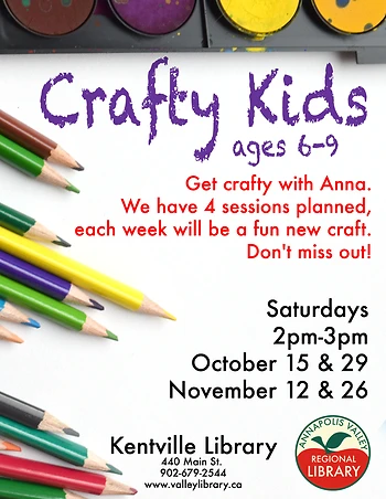 Poster for Crafty Kids