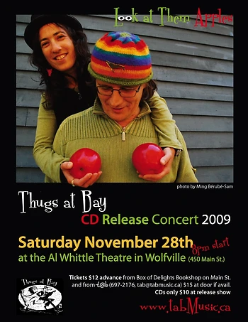 Poster for Thugs at Bay (t@b) CD Release