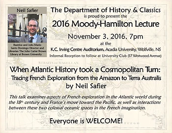 Poster for Moody-Hamilton Lecture