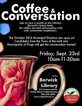 Poster for Coffee and Conversation