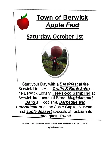 Poster for Apple Fest