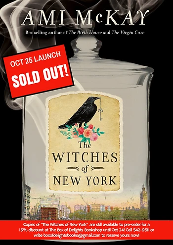 Poster for Ami McKay, "The Witches of New York"