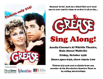 Poster for Grease! A Sing Along!