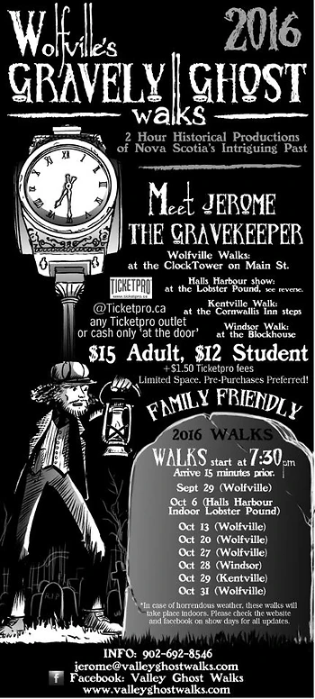 Poster for Gravely Ghost Walk