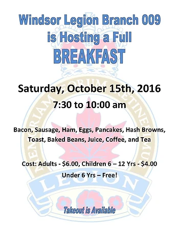 Poster for Community Breakfast