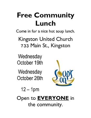 Poster for Community Lunch
