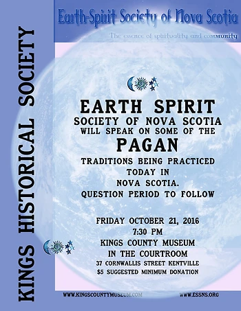 Poster for Druids, Heathens, Wiccans, Witches of NS