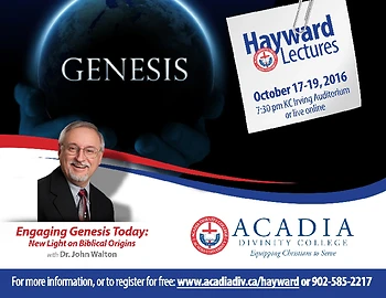 Poster for Hayward Lecture Series (Acadia)