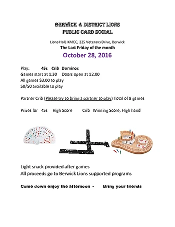 Poster for Card Party