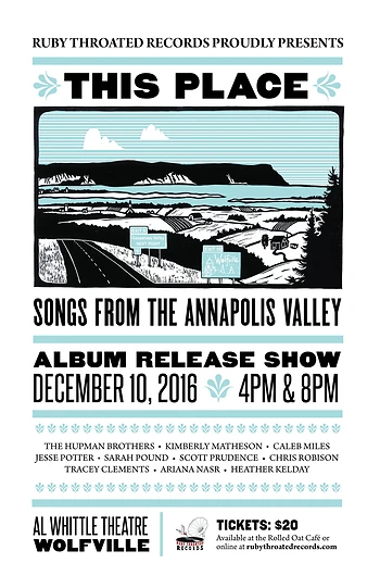 Poster for This Place, Songs From The Annapolis Valley