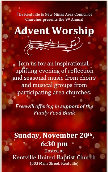 Poster for Advent Ecumenical Choirs