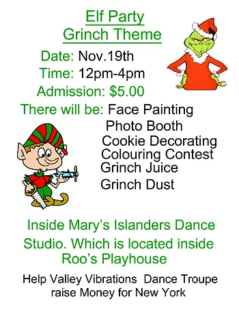 Poster for Elf Party ( Grinch Theme)