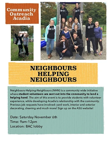 Poster for Neighbours Helping Neighbours