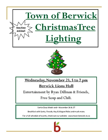Poster for Christmas Tree Lighting