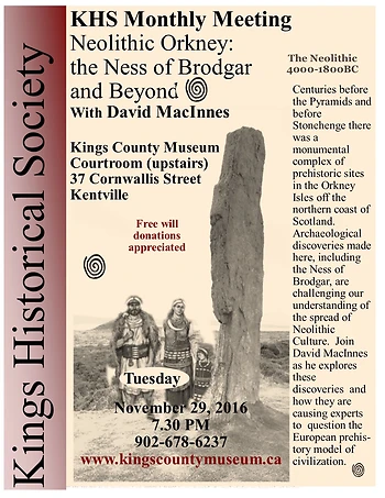 Poster for Neolithic Orkney:  the Ness of Brodgar  and Beyond