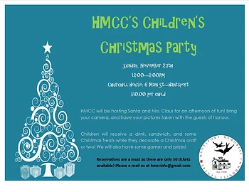 Poster for Children's Christmas Party!