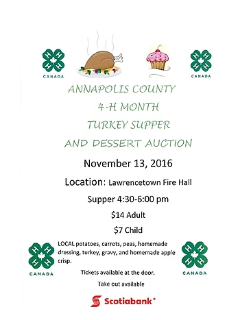 Poster for Turkey Supper
