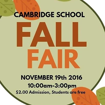 Poster for Fall Fair