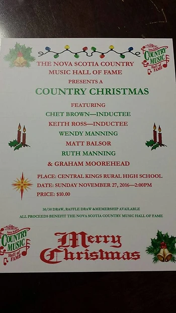 Poster for Country Christmas Show