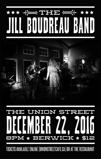 Poster for The Jill Boudreau Band Christmas Party