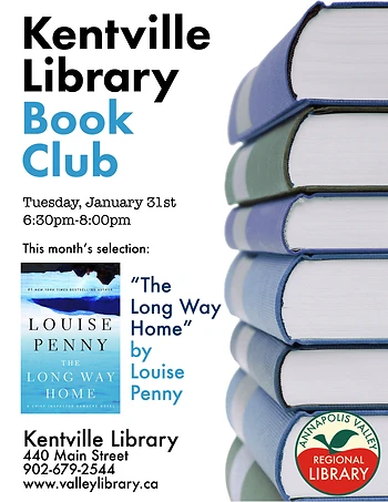 Poster for Library Book Club