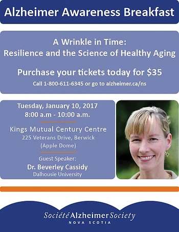 Poster for Alzheimer Awareness Breakfast