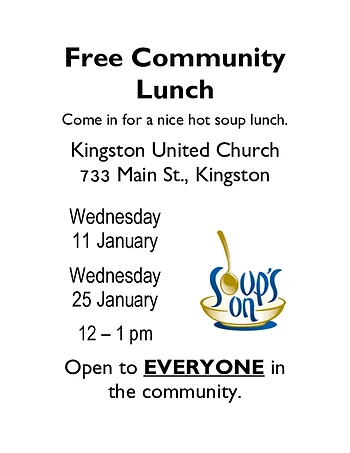 Poster for Free Community Lunch