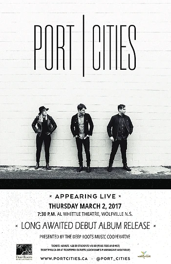 Poster for Port Cities Album Release