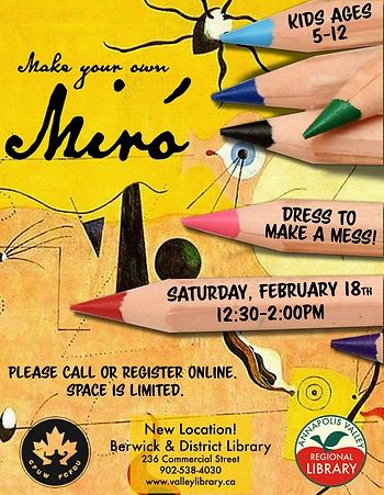 Poster for Make your own ... Miró