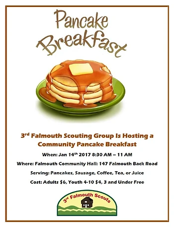 Poster for Community Pancake Breakfast